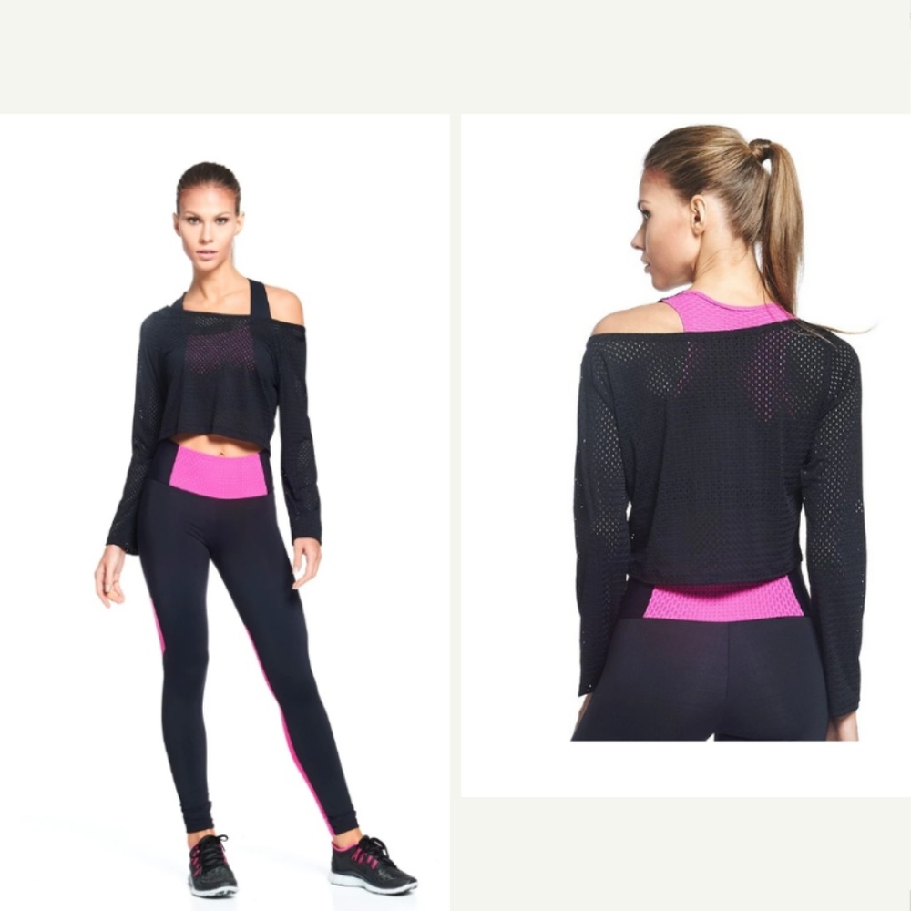 Athleisure- Mesh Crop Top